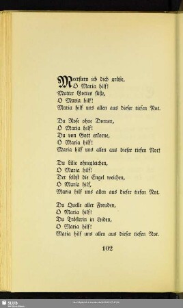 [Meerstern ich dich grüße]