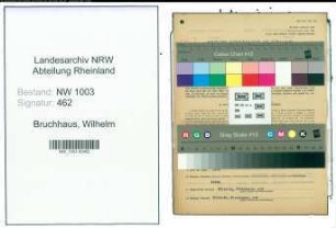 Entnazifizierung Wilhelm Bruchhaus , geb. 27.02.1889 (Kaufmann)