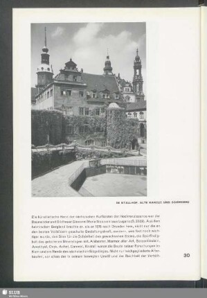 Im Stallhof. Alte Kanzlei und Schwemme