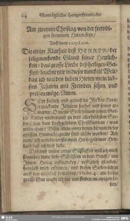 Am zweyten Christag von der frewdigen formmen Hirten-feyr