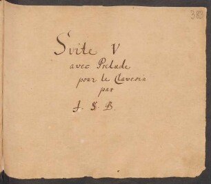 Suiten; cemb; d-Moll; BWV 811