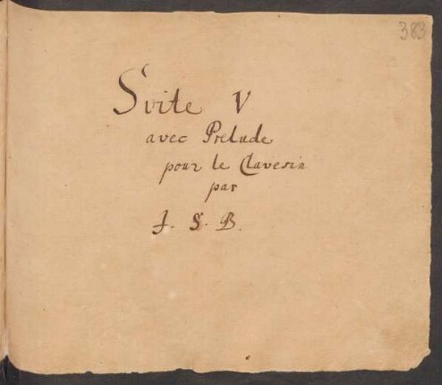 Suiten; cemb; d-Moll; BWV 811
