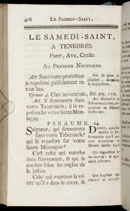 Le Samedi-Saint.