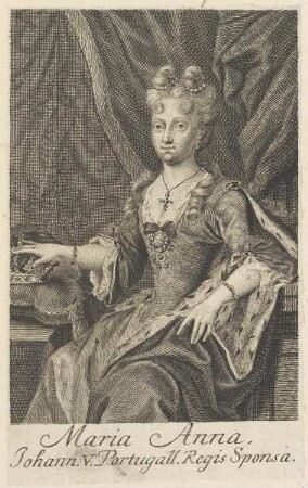 Bildnis von Maria Anna, Königin von Portugal