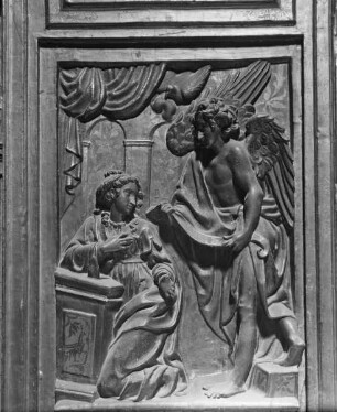 Nebenaltar, Detail: Verkündigung an Maria