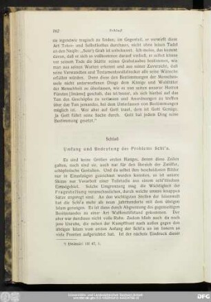 Schluß Umfang und Bedeutung des Problems Schi'a.