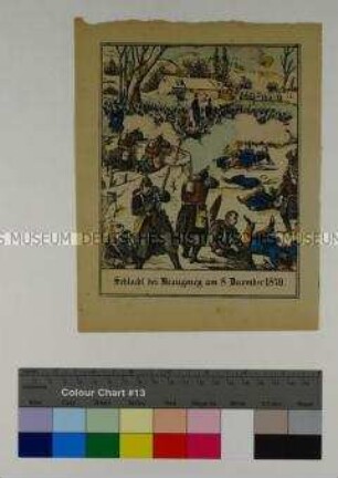 Neuruppiner Bilderbogen Nr. ? - Schlacht bei Beaugency am 8. Dezember 1870.