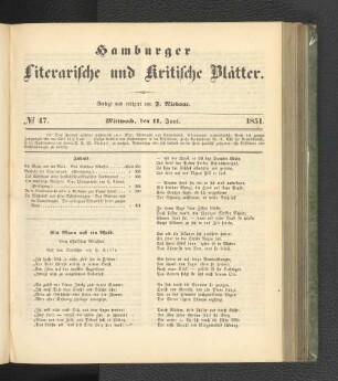 No. 47. 11. Juni 1851
