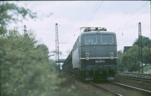 Einfahrt Tamm Lok 150 167 Güterzug