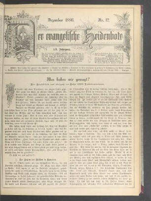 Dezember 1886. Nr. 12