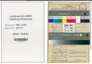 Entnazifizierung Gustav Mahn , geb. 19.05.1909 (Kaufmann)