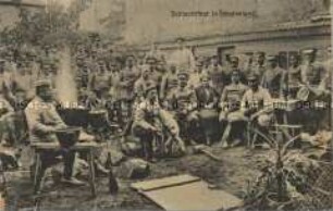 Soldaten beim Schlachten