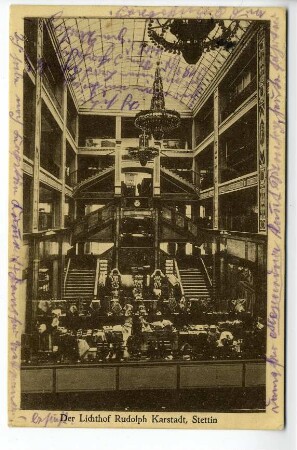 Der Lichthof Rudolph Karstadt, Stettin