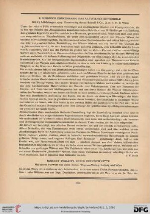 [Rezension von: Heinrich Zimmermann, Das altwiener Sittenbild]
