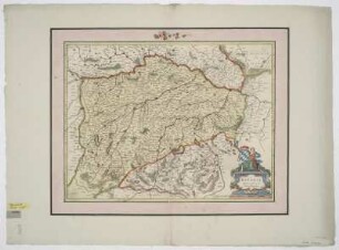 Karte von Bayern, 1:620 000, ab 1634