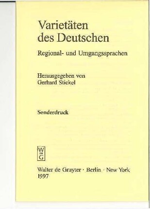 Deutsch in weiter Ferne : die Verbreitung der deutschen Sprache außerhalb des zusammenhängenden deutschen Sprachgebiets : deutsche Minderheiten