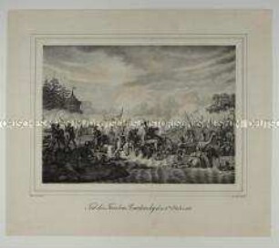 Tod des Fürsten Poniatowski 1813