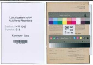 Entnazifizierung Otto Kaemper , geb. 19.09.1904 (Installateur)