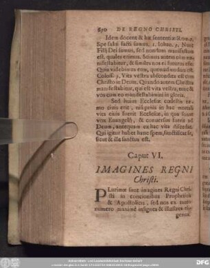 Caput VI. Imagines Regni Christi.