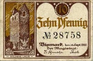 Gutschein - 10 Pfennig