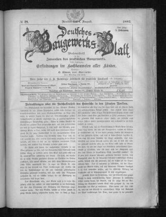 42. Jahrgang. No. 29.