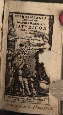 Satyricon : partes quinque cum clavi, accessit conspiratis Anglicana