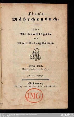 1: : mit fünf colorirten Kupfern