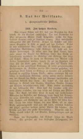 B. Aus der Weltkunde