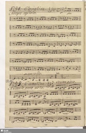 1795. Cavatina: Calma l'affanno / Martín y Soler, V.