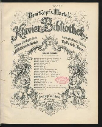 Nr. 4: Gavotte : G[-Dur] : Canon in der Oktave