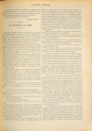 La Semaine littéraire. [2.] 1894