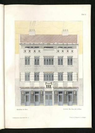 Tafel 1: Wohnhaus für Wien