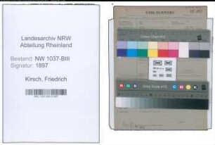Entnazifizierung Friedrich Kirsch , geb. 26.11.1899 (Postsekretaer)