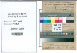 Entnazifizierung Josef Zachler , geb. 31.07.1897 (Architekt)