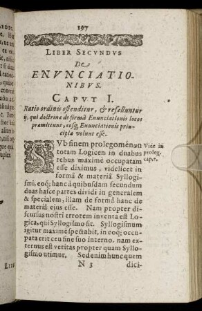 Liber Secundus De Enunciationibus.