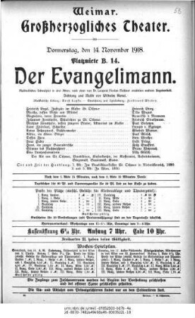 Der Evangelimann