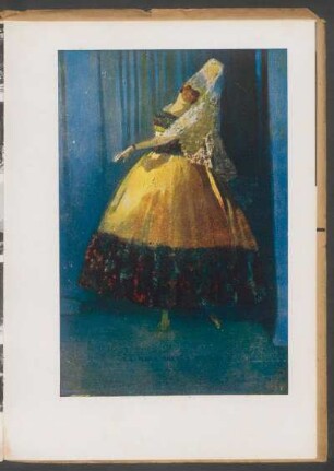 "La maja sale a escena" - [Ilustración]