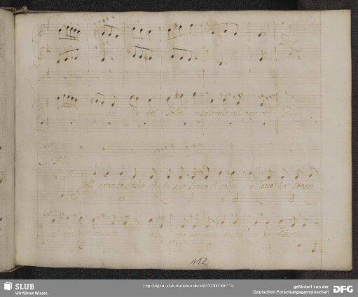 Recitativo: Il grande Iddio che fa suo trono il sole