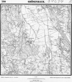 750 Grönenbach [Topographische Karte von Bayern 1:25.000 (Positionsblätter)]