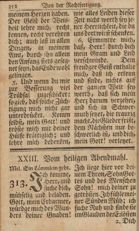 XXIII. Vom heiligen Abendmahl.