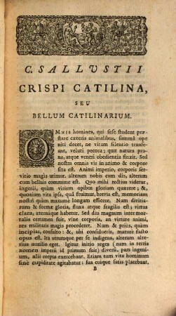 Caii Sallustii Crispi quae extant