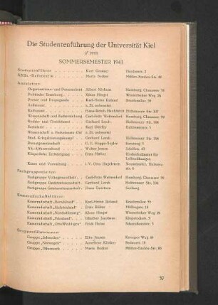 Studentenführung der Universität Kiel