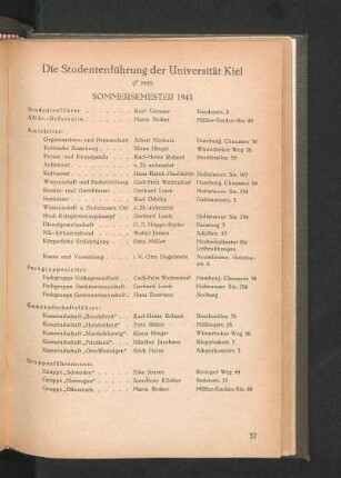 Studentenführung der Universität Kiel