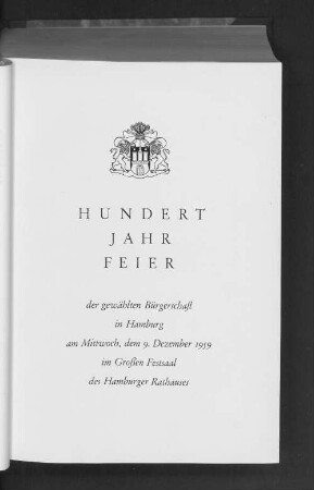 Hundertjahrfeier