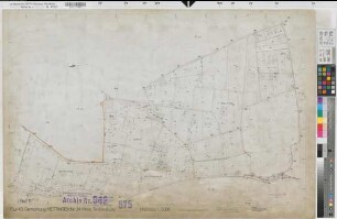 Mettingen (Mettingen), Flurbereinigung Schlickelde, Bl. 11 Zuteilungskarte Mettingen Flur 40