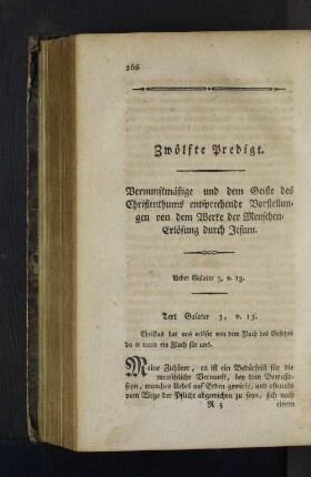 Zwölfte Predigt.