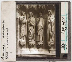 Amiens, Kathedrale: Westl. Marienportal