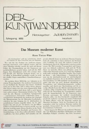 13/14: Das Museum moderner Kunst