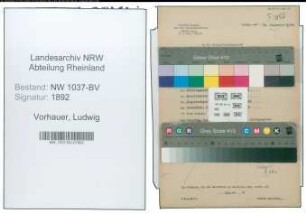Entnazifizierung Ludwig Vorhauer , geb. 09.03.1896 (Kaufm.Angestellter)