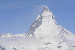 Zermatt - Matterhorngipfel : Blick auf das Matterhorn vom Gornergrat aus. Aufgenommen am 17. Mai 2010 bei Zermatt